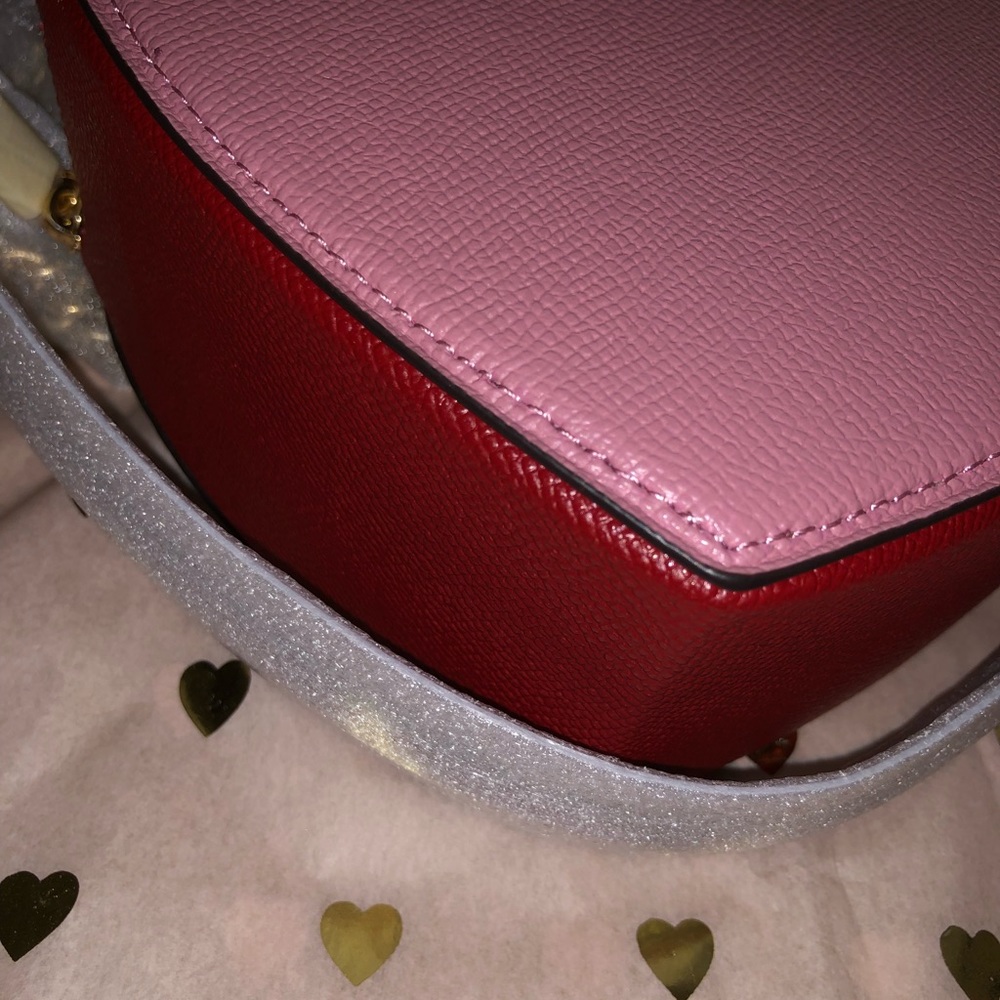 Coach Heart Crossbody in Colorblock - Picture 9 of 11